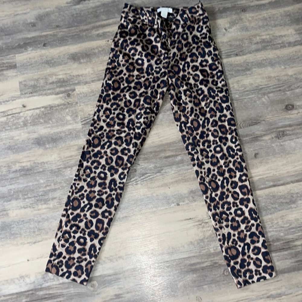Cheetah print pants